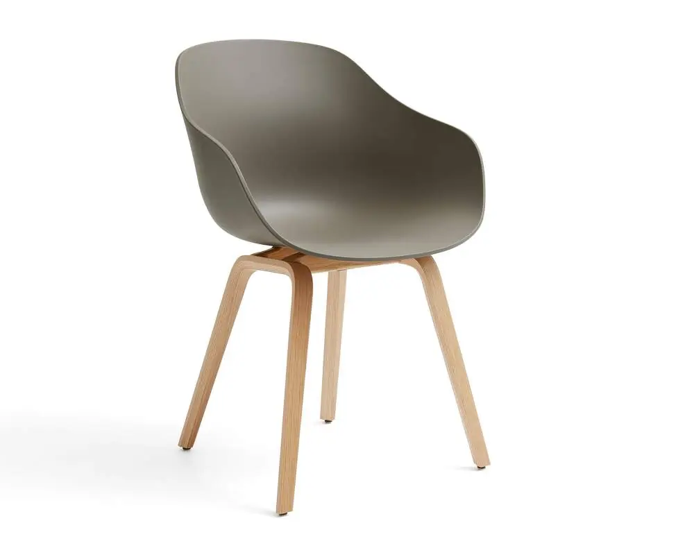 Židle AAC 222 Lacquered Oak Veneer, khaki Aktuální