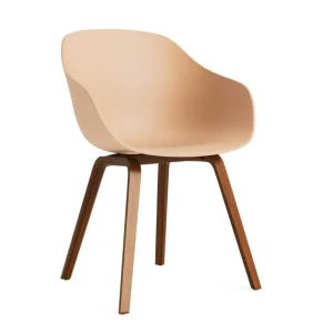 Židle AAC 222 Lacquered Walnut Veneer, pale peach Finální Výprodej