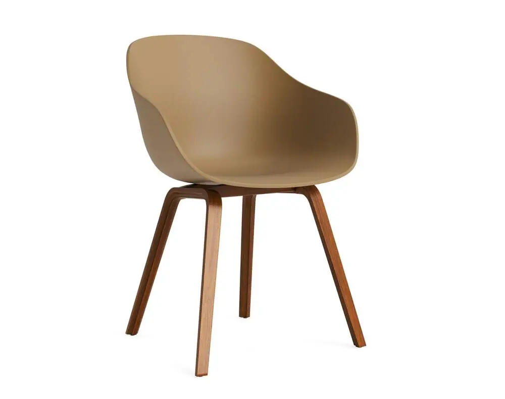 Židle AAC 222 Lacquered Walnut Veneer, clay Víkendová Akce