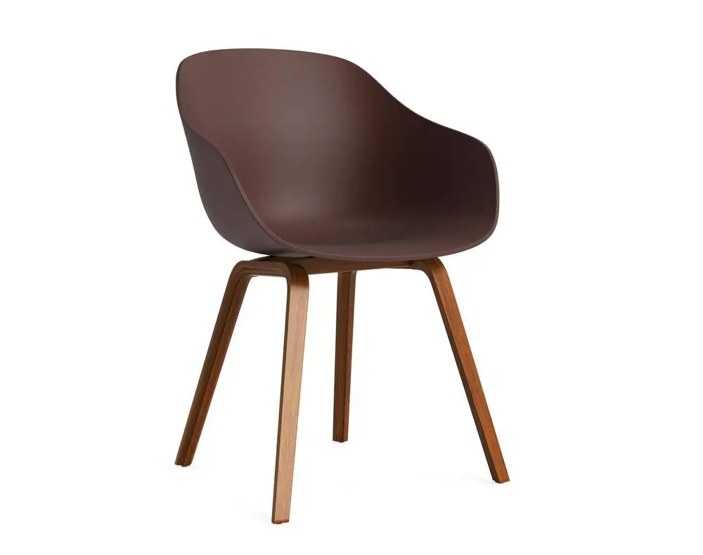 Židle AAC 222 Lacquered Walnut Veneer, raisin Cenový Hit