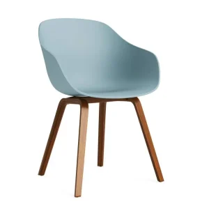 Židle AAC 222 Lacquered Walnut Veneer, dusty blue Časově Omezené