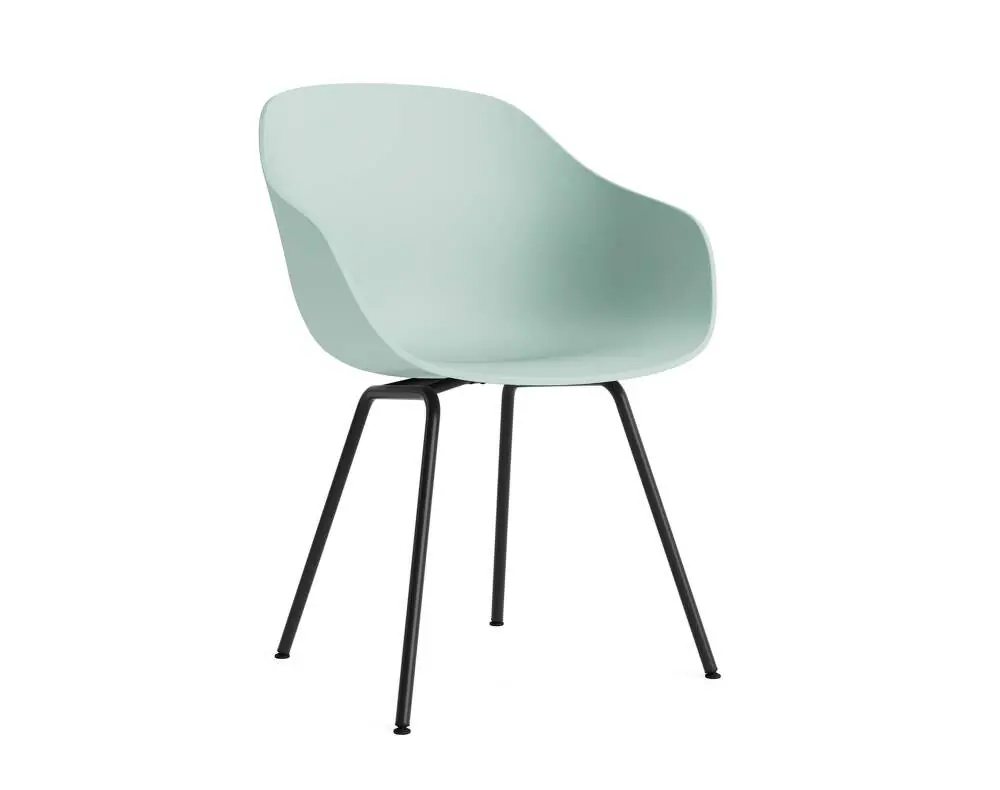 Bezpečná Platba Židle AAC 226 Black Powder Coated Steel, dusty mint