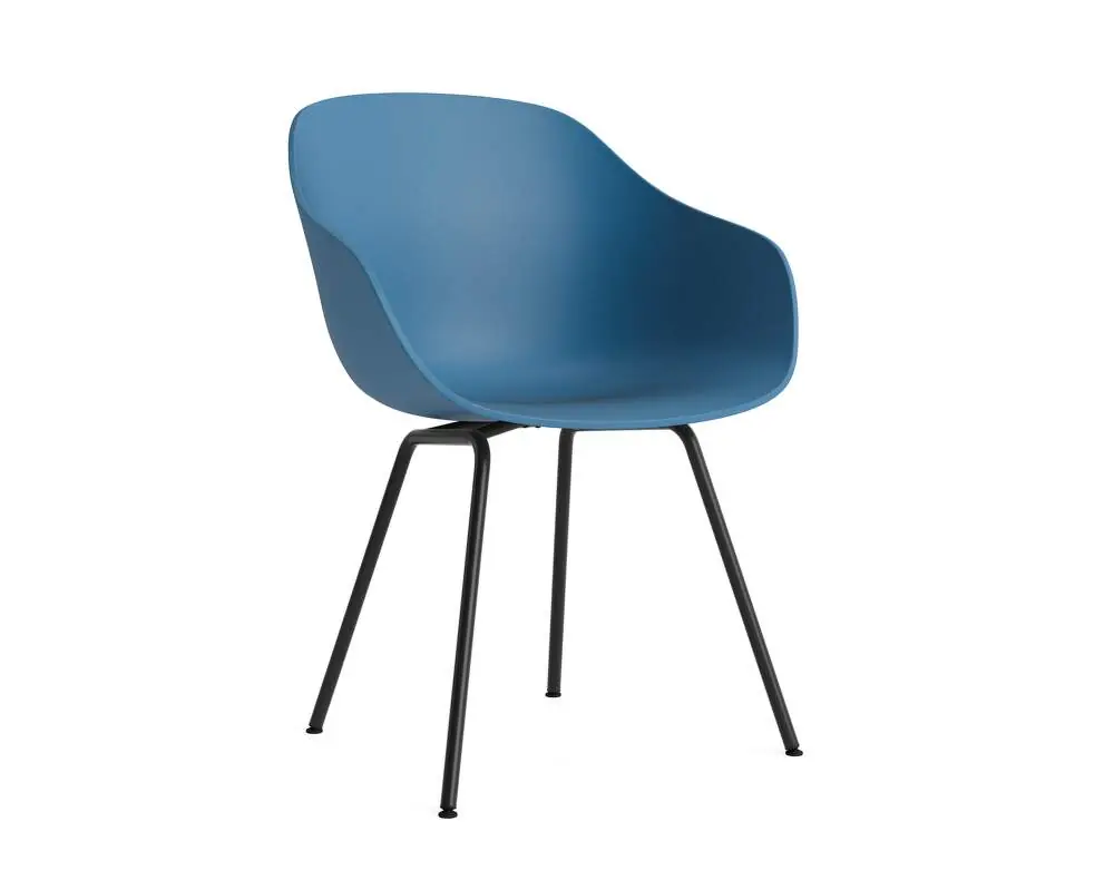 Cenová Bomba Židle AAC 226 Black Powder Coated Steel, azure blue