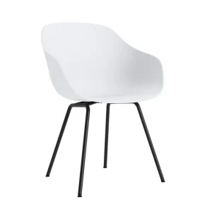 Židle AAC 226 Black Powder Coated Steel, white Horká Nabídka