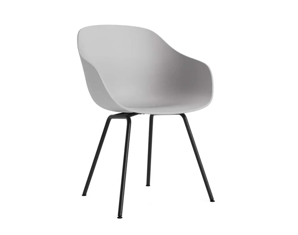 Židle AAC 226 Black Powder Coated Steel, concrete grey Časově Omezené