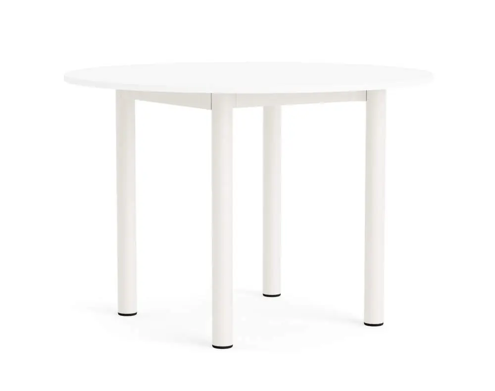 Stůl Annex Round Ø110, cream white/white laminate Nejlepší Cena