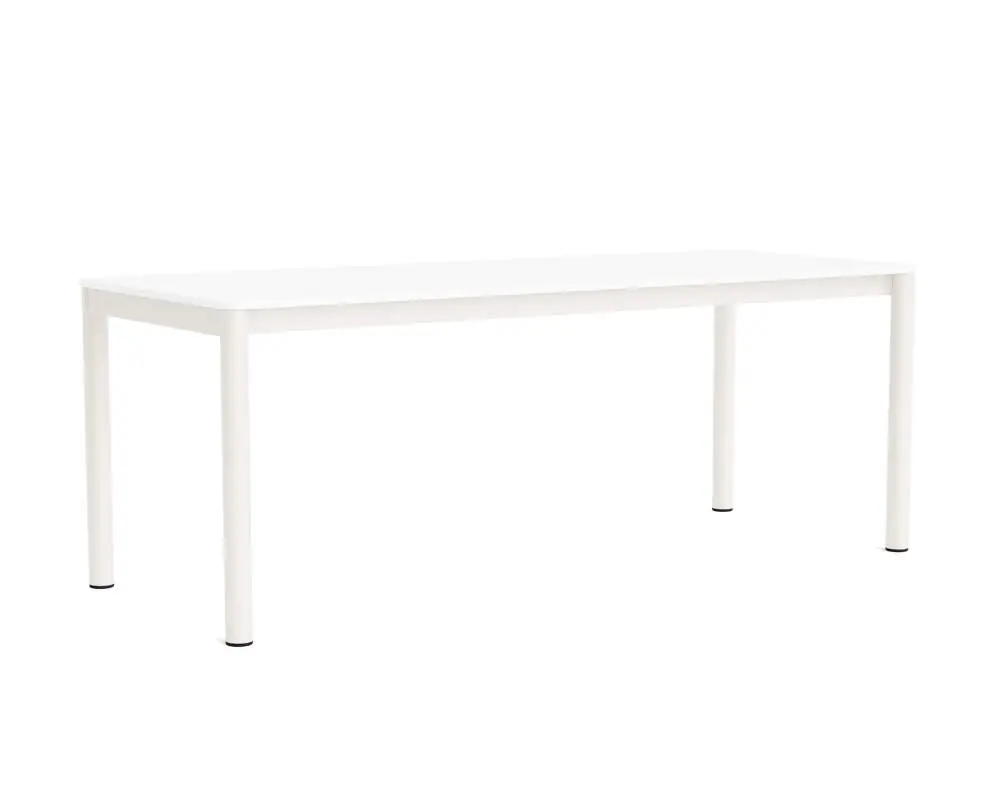 Nejlepší Cena Stůl Annex Flush 200x80, cream white/white laminate