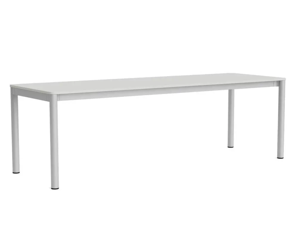 Autentický Stůl Annex Flush 240x80, anodized/cloud grey