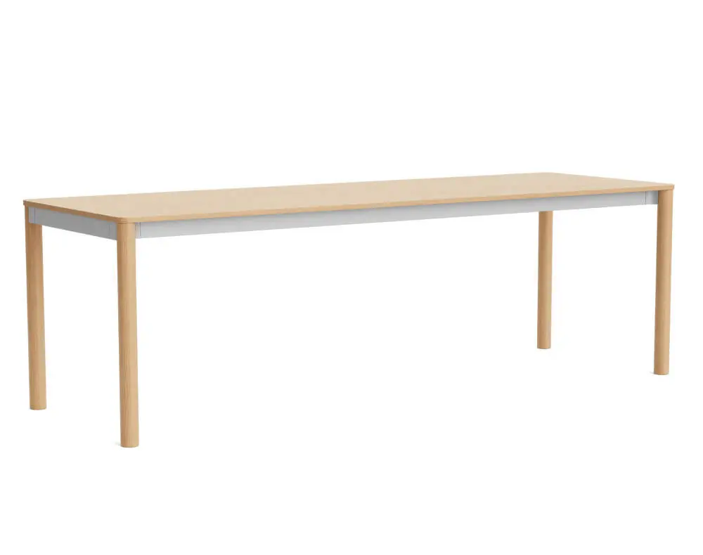 Stůl Annex Flush 240x80, anodized/lacquered oak Koupit Online
