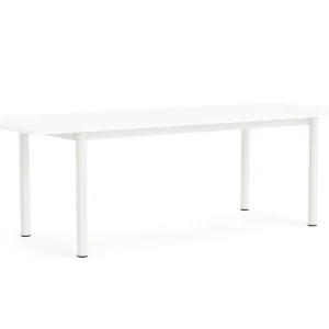 Výprodej Stůl Annex Overhang 240x90, cream white/white laminate