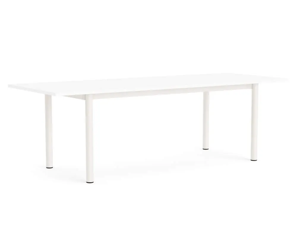 Výprodej Stůl Annex Overhang 240x90, cream white/white laminate