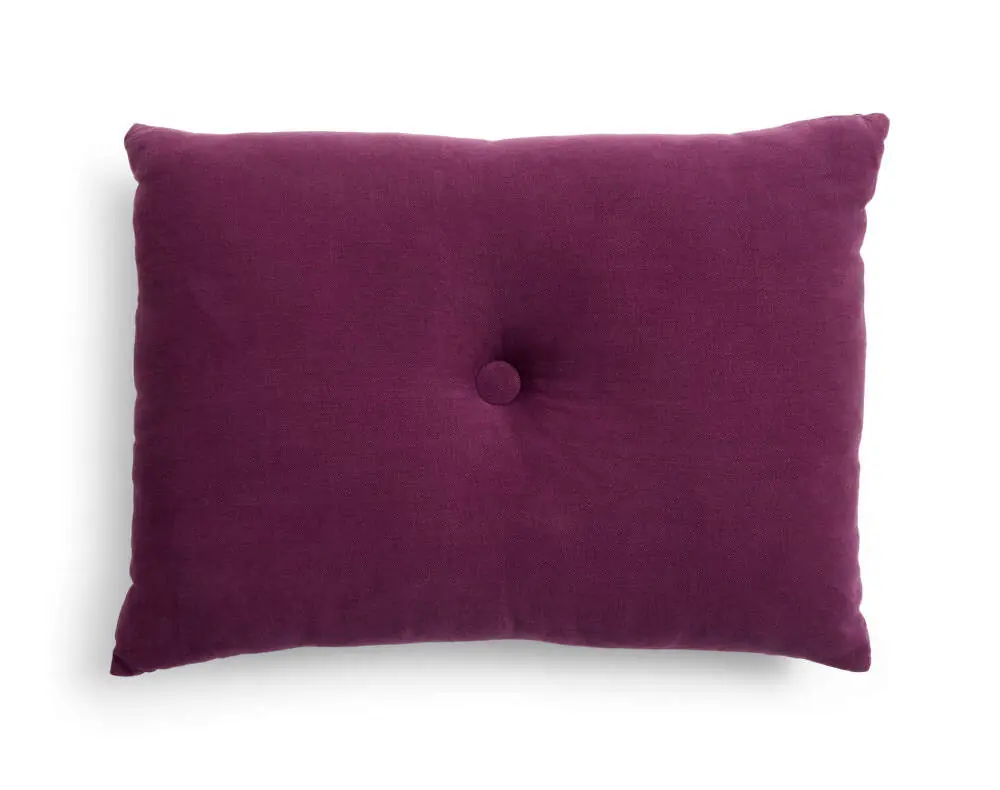Polštář Dot Linen, burgundy Dokud Zásoby Vydrží