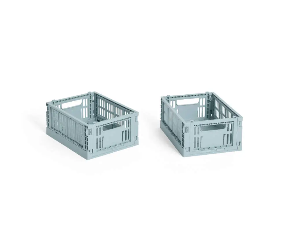 Úložný box Colour Crate Mini set 2ks, dusty blue Výprodej
