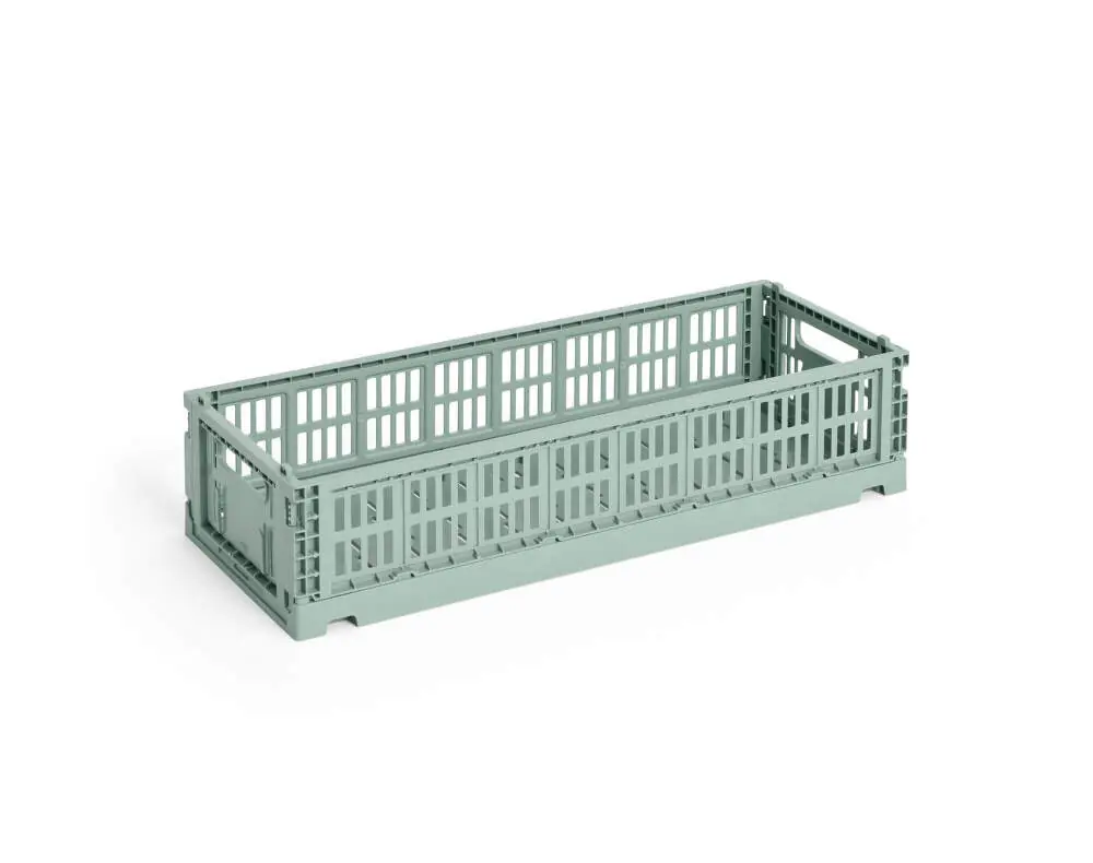 Must-Have Úložný box Colour Crate Mini Oblong, sage green