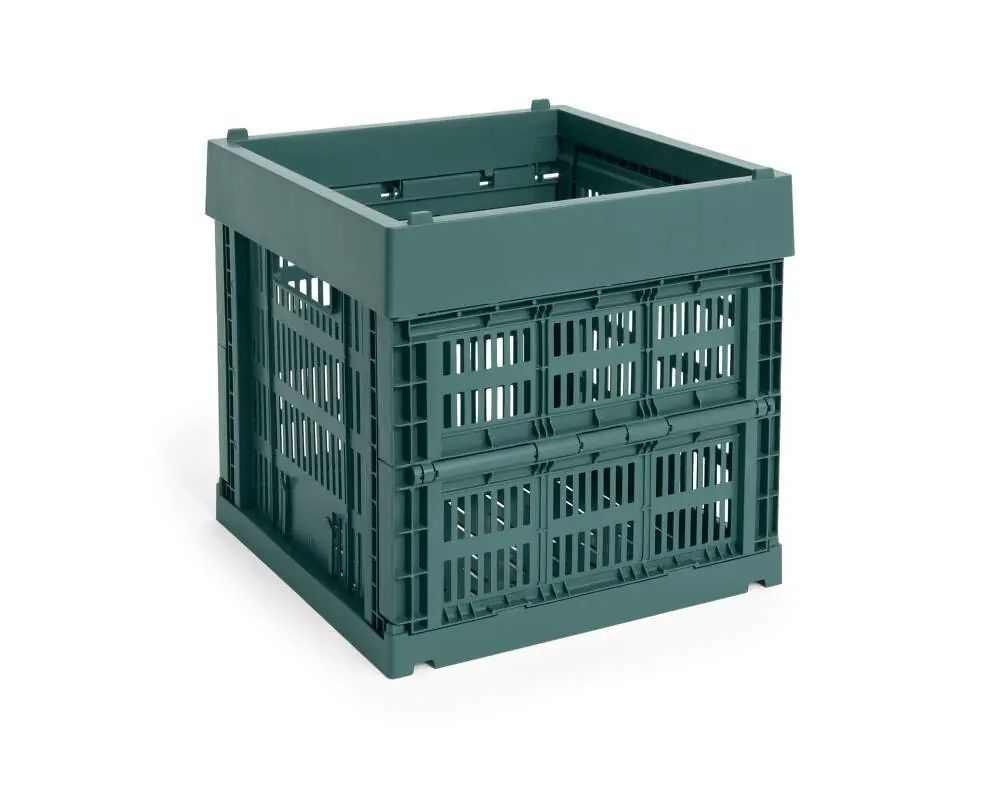 Úložný box Colour Crate Cube, dark green Autentický