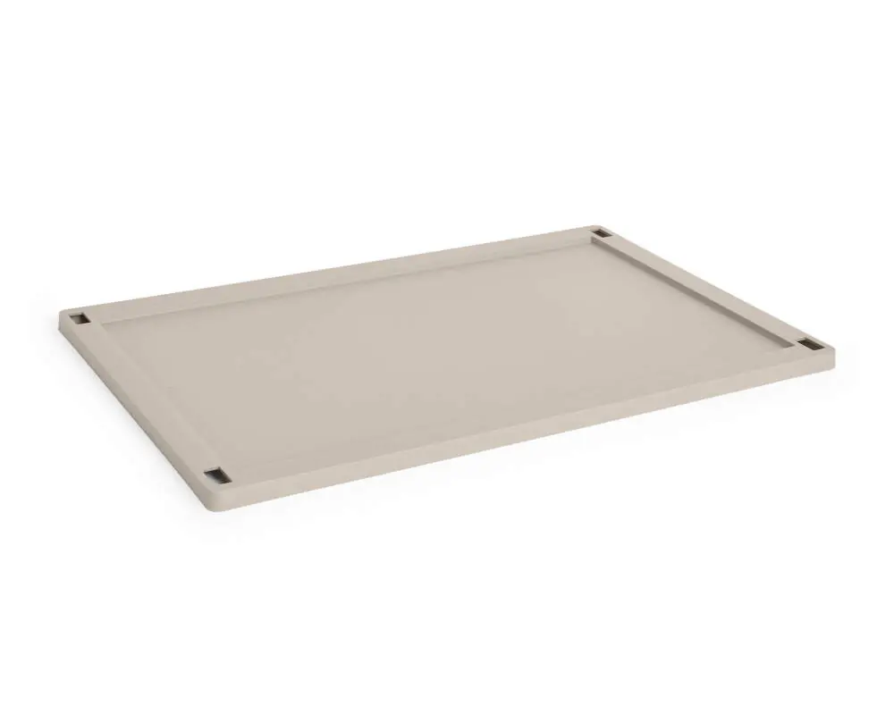 Nakupujte Hned Plastové víko Colour Crate Large, warm grey