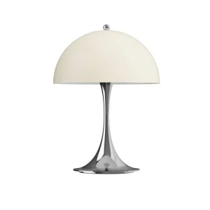 Dokud Zásoby Vydrží Přenosná lampa Panthella 250, chrome opal beige