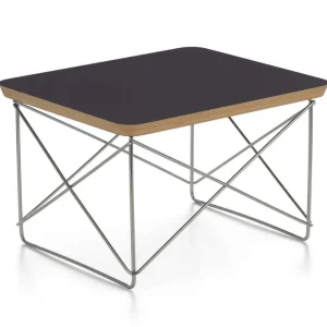Hit Sezóny Occasional Table LTR HPL, black / stainless steel