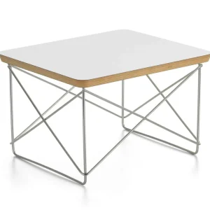 Zlevněný Occasional Table LTR HPL, white / stainless steel