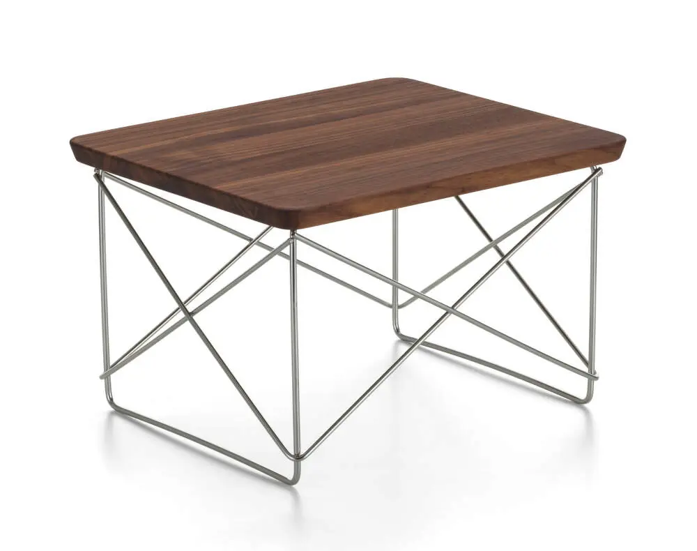 Akční Cena Occasional Table LTR, walnut / stainless steel