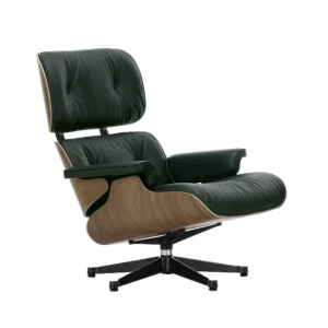 Hit Sezóny Křeslo Eames Lounge Chair Walnut Natural, Leather Premium F59 jade