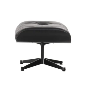 Ottoman Eames Lounge, chestnut black / leather premium F66 nero Nízká Cena