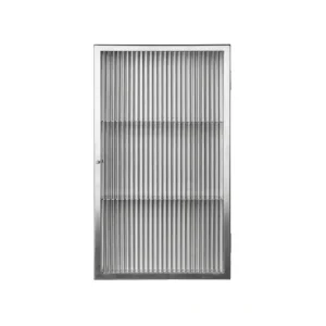 Skříňka Haze Reeded Glass, stainless steel Nízká Cena
