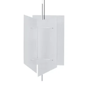 Autentický Závěsná lampa Oeste, clear glass