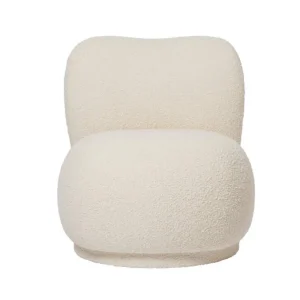 Nízká Cena Křeslo Rico Lounge Piccolo Nordic Bouclé, off-white