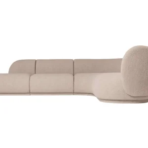 Nejlepší Volba Rohová modulová sedací souprava Rico Soft Bouclé, natural