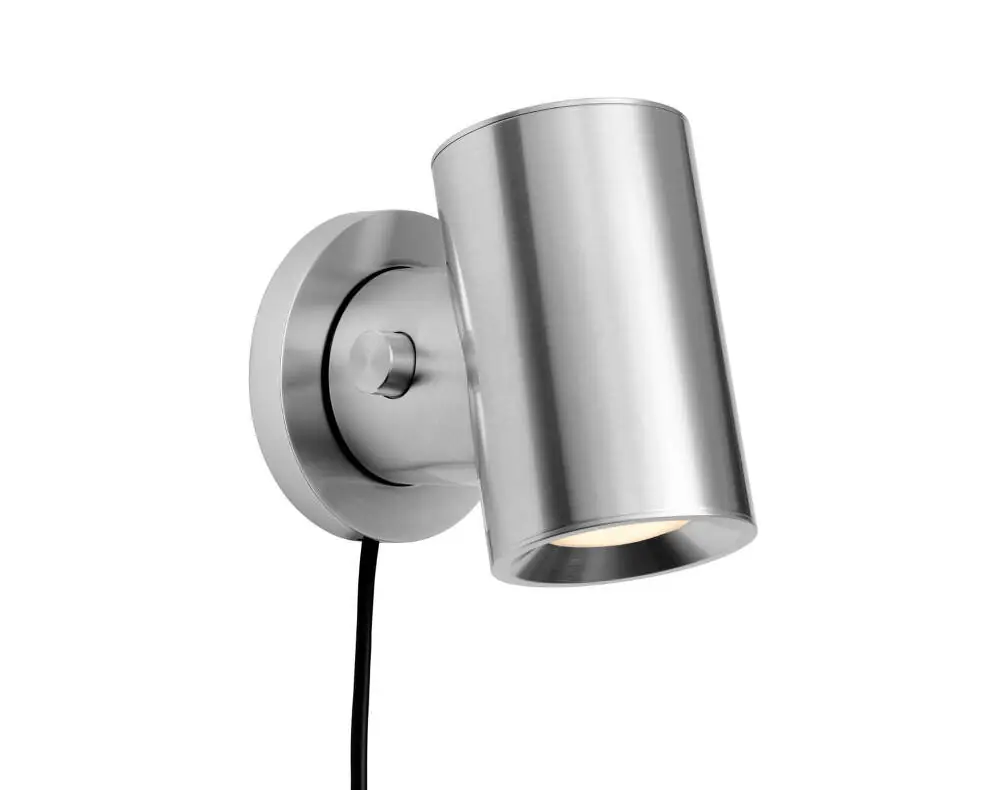 Nástěnná lampa Beam, polished aluminum Vysoce Kvalitní