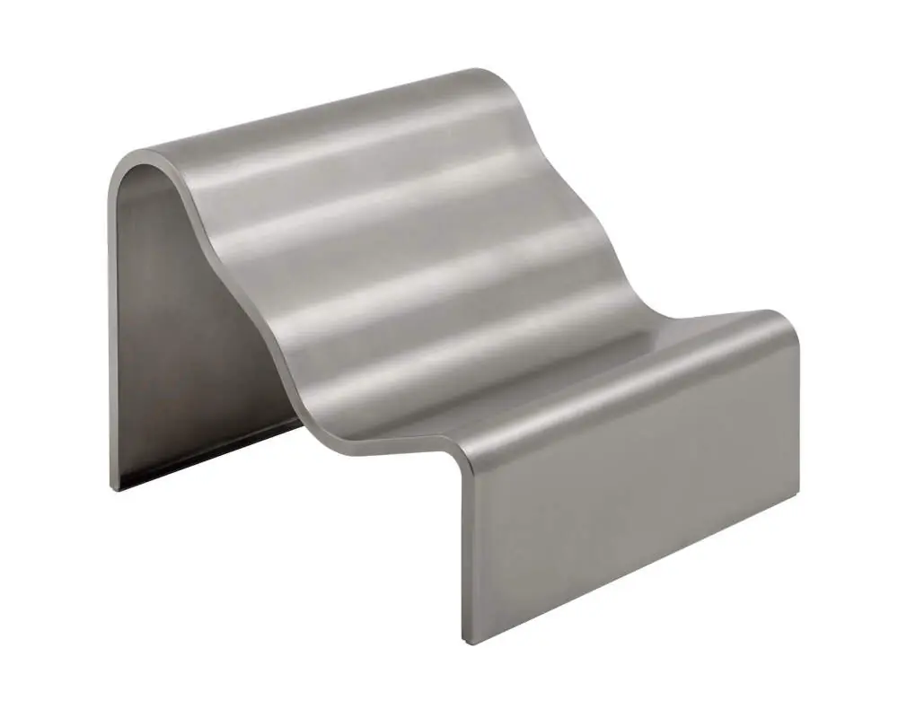 Zahradní lavice Dream View 100 cm, brushed steel Aktuální