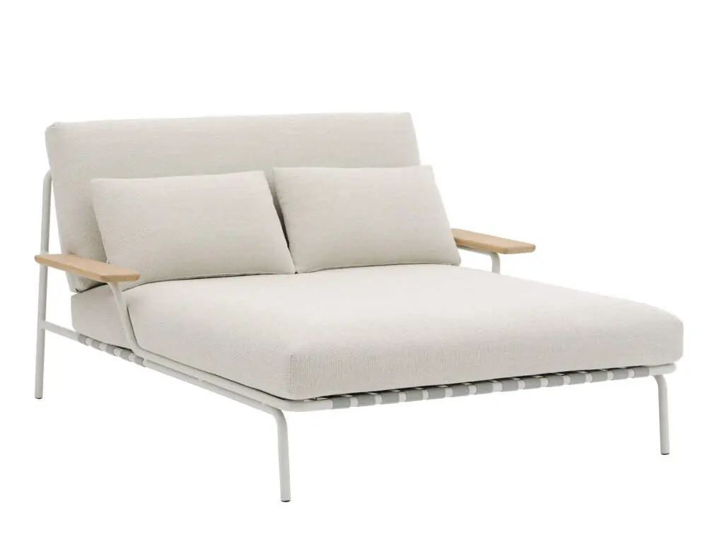 Autentický Lehátko Settle Lounge Bed, Laze 1/grey