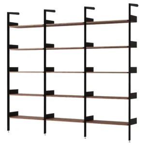 Policová sestava Rombe Konfigurace F, anthracite/lacquered walnut Originální