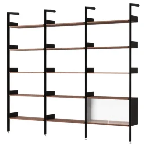 Objednat Nyní Policová sestava Rombe Konfigurace H, anthracite/lacquered walnut