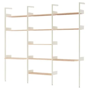 Časově Omezené Policová sestava Rombe Konfigurace I, alabaster/lacquered oak