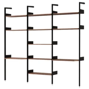 Policová sestava Rombe Konfigurace I, anthracite/lacquered walnut Přímo Od Výrobce