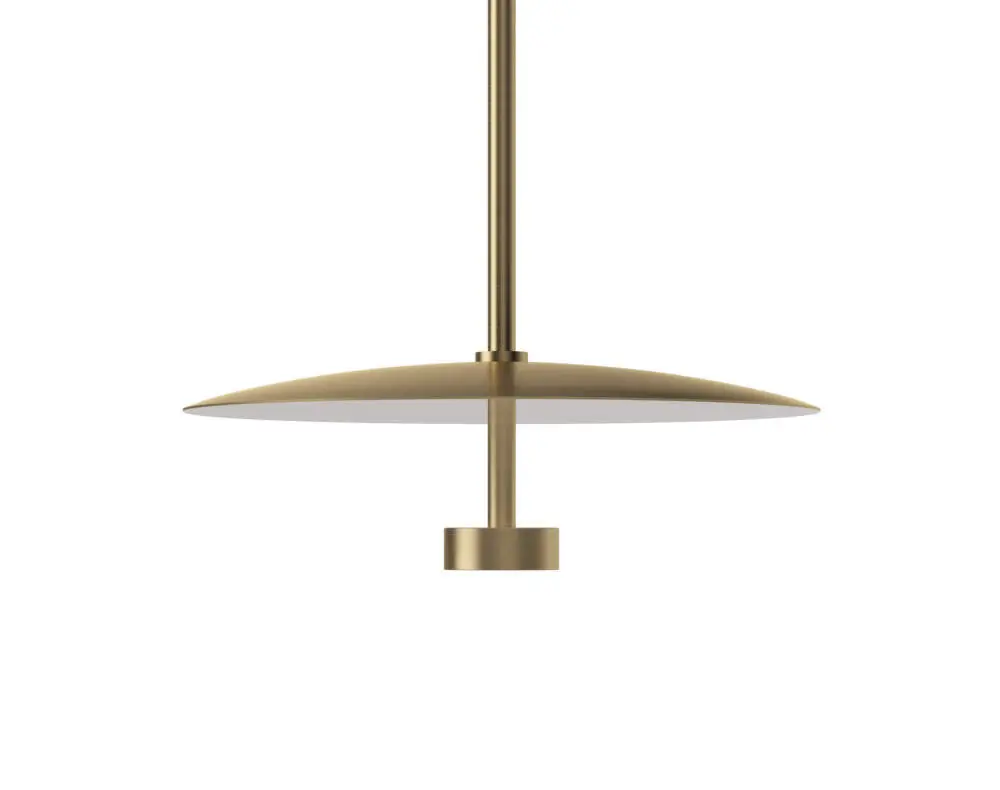 Závěsná lampa Reflection Ø24, brass lacquered aluminium Cenově Výhodný