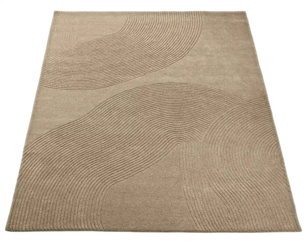 Koberec Zen Square 300x300, dark beige Výprodej
