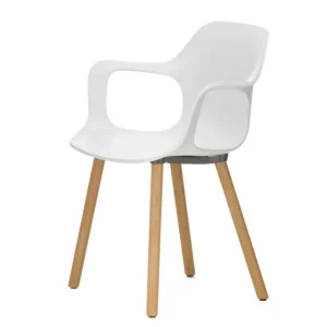 Bezpečná Platba Židle HAL Armchair Wood, cotton white