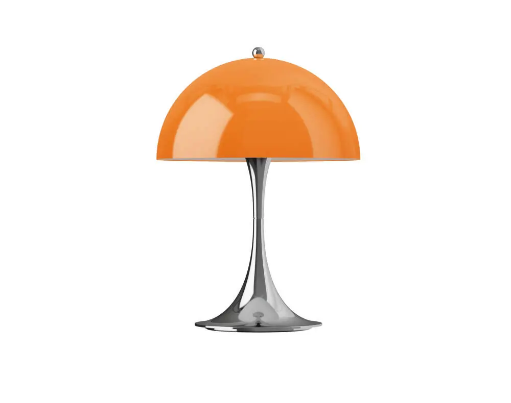 Přenosná lampa Panthella 250, chrome original opal orange Výhodná Nabídka