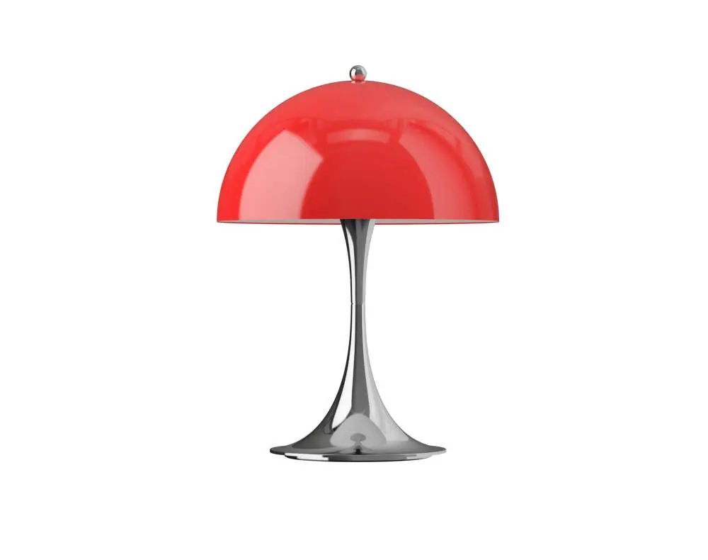 Must-Have Přenosná lampa Panthella 250, chrome original opal red
