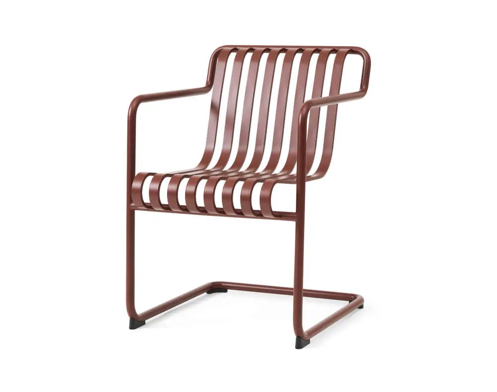 Židle Palissade Cantilever Dining Armchair, iron red Cenový Hit