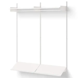 Nakupujte Hned Policová sestava Wardrobe Shelf 2, white/white