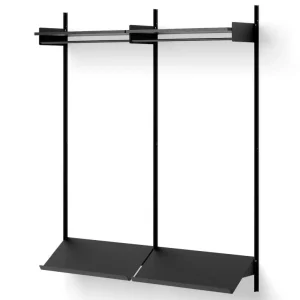 Nakupujte Hned Policová sestava Wardrobe Shelf 2, black ash/black