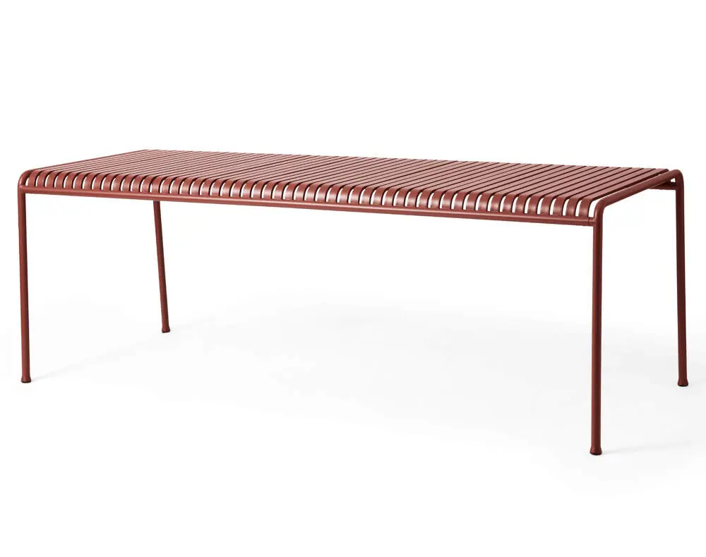 Stůl Palissade 220 cm, iron red Nejlepší Volba