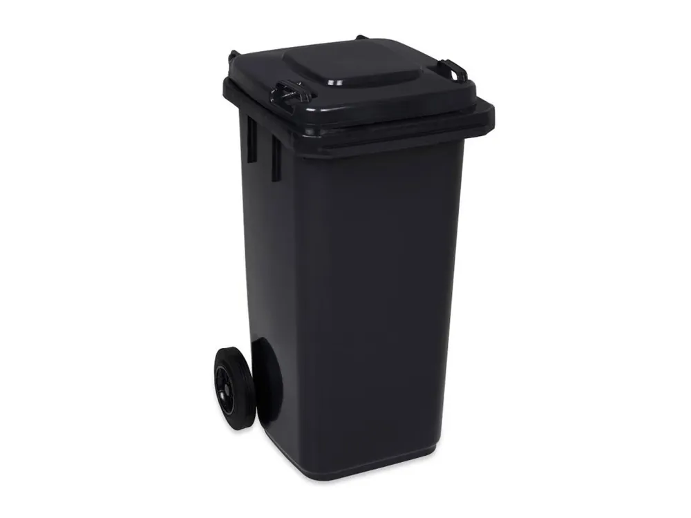 Popelnice 120l černá plastová Nejlepší Volba