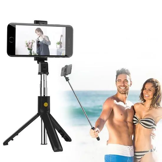 Rychlé Dodání Selfie tyč se stativem