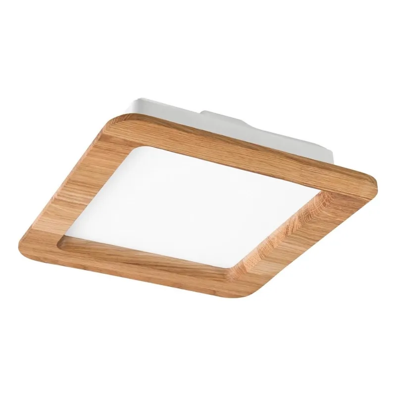 Nejlepší Cena LED Podhledové svítidlo WOODY SPOT LED/17W/230V 3000K dub 18,5x18,5 cm
