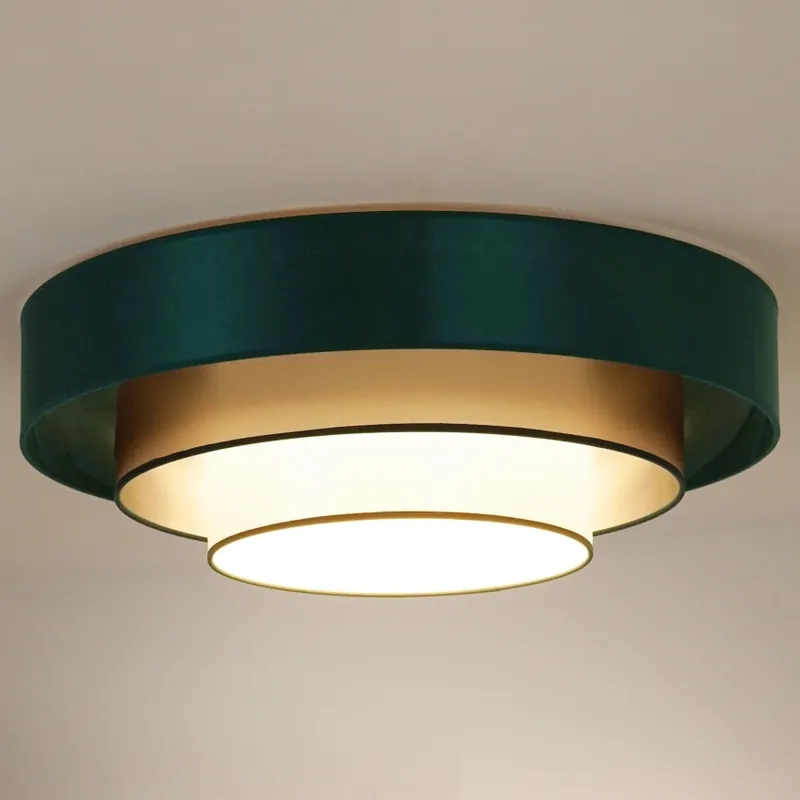Duolla - LED Stropní svítidlo LUNETA LED/26W/230V pr. 60 cm 4000K zelená/zlatá/bílá Značkový